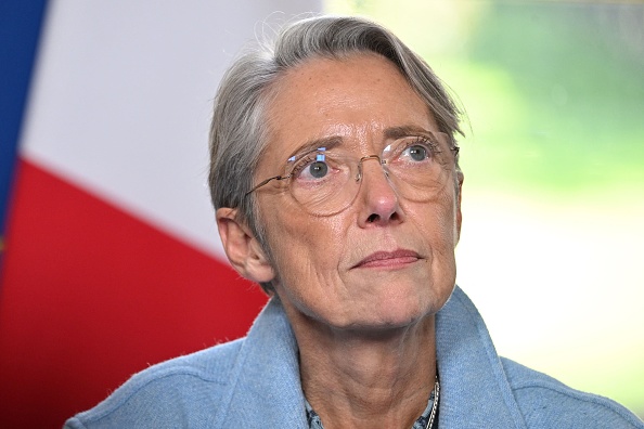 La Première ministre Élisabeth Borne. (EMMANUEL DUNAND/AFP via Getty Images)