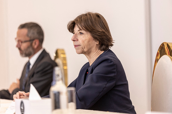 La ministre des Affaires étrangères Catherine Colonna. (AMANUEL SILESHI/AFP via Getty Images)