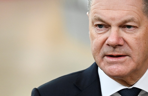 Le chancelier allemand Olaf Scholz. (JOHN THYS/AFP via Getty Images)