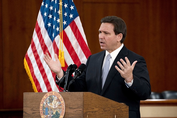 Le républicain Ron DeSantis. (CHENEY ORR/AFP via Getty Images)