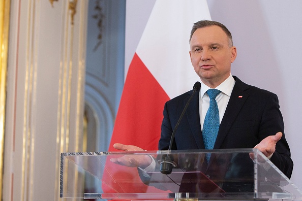 Le président polonais Andrzej Duda. (ALEX HALADA/AFP via Getty Images)