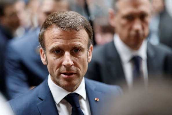 Le président Emmanuel Macron. (LUDOVIC MARIN/POOL/AFP via Getty Images)