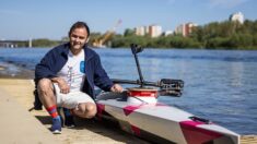 Un navigateur français va faire Varsovie-Paris à la rame pour étudier la pollution des rivières