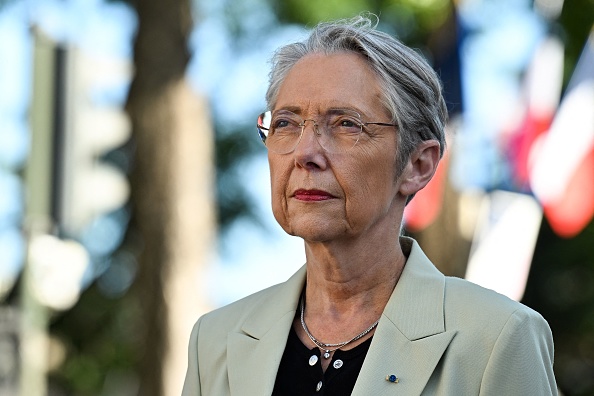 La Première ministre Élisabeth Borne. (EMMANUEL DUNAND/AFP via Getty Images)