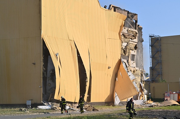 « Au total, on a compté un nombre record de drones explosifs lancés : 54 ! », a indiqué l'armée de l'air ukrainienne. (SERGEI SUPINSKY/AFP via Getty Images)