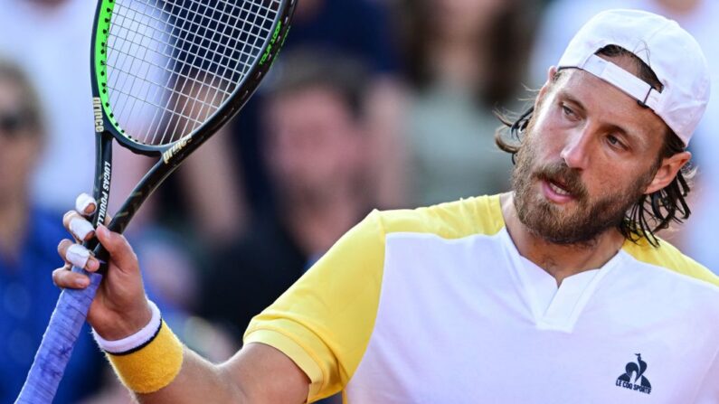 Lucas Pouille, le 28 mai 2023. (Photo: EMMANUEL DUNAND/AFP via Getty Images)