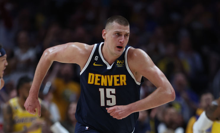 Nikola Jokic #15 des Denver Nuggets. (Photo by Matthew Stockman/Getty Images)