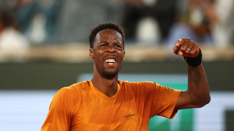 Gaël Monfils a signé une invraisemblable victoire face à l'Argentin Sebastien Baez (42e). (Photo Lewis Storey/Getty Images)