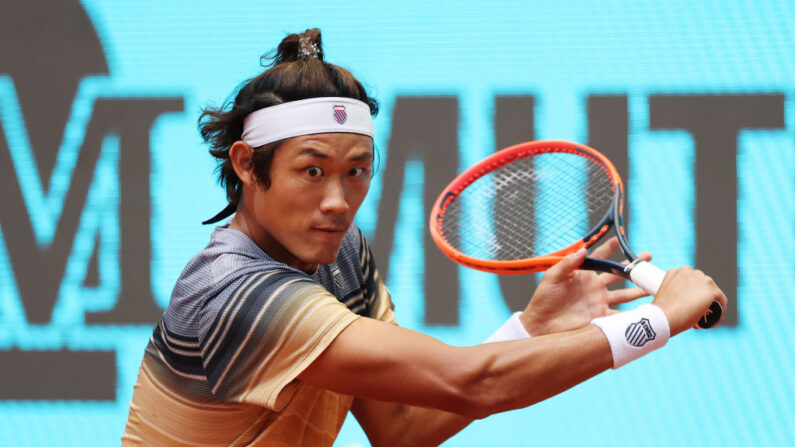 Zhizhen Zhang, 99e mondial, est devenu le premier joueur chinois à se qualifier pour les huitièmes de finale en Masters 1000. (Photo by Clive Brunskill/Getty Images)