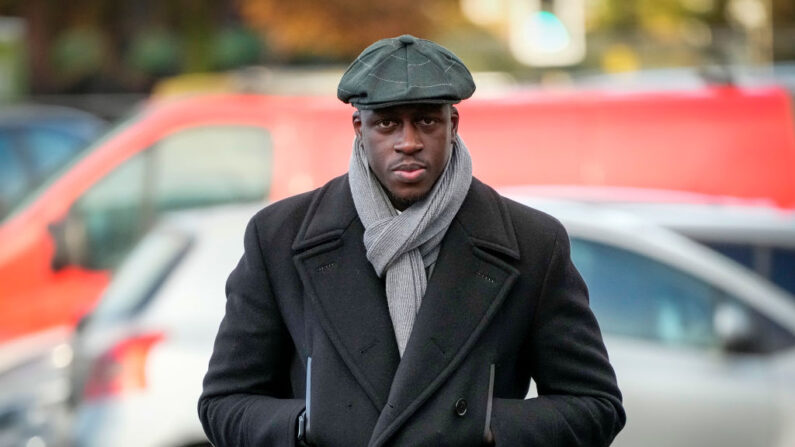 Acquitté en janvier, Benjamin Mendy est de retour lundi devant la justice britannique pour être rejugé pour viol et tentative de viol. (Photo by Christopher Furlong/Getty Images)