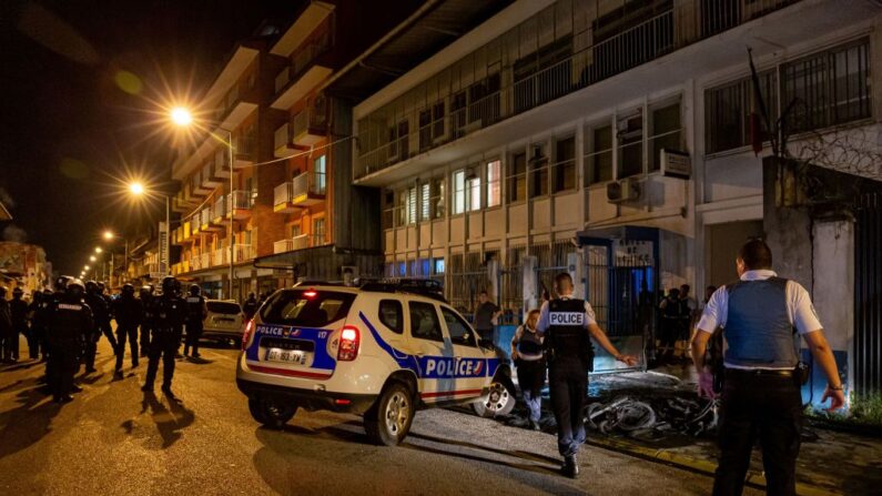 Émeutes de 2019 à Cayenne. (Photo JODY AMIET/AFP via Getty Images)