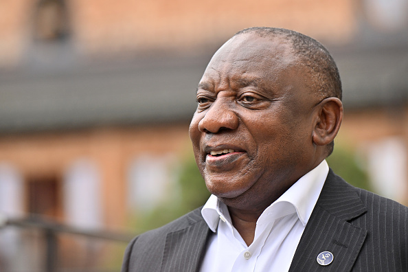 Le président sud-africain Cyril Ramaphosa. (Thomas Lohnes/Getty Images)