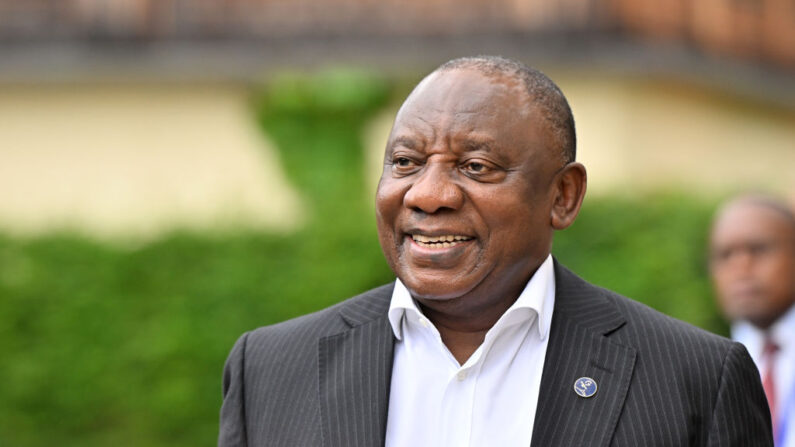 Le président sud-africain Cyril Ramaphosa est arrivé en Ukraine pour une mission de médiation entre ce pays et la Russie. (Photo  Thomas Lohnes/Getty Images)