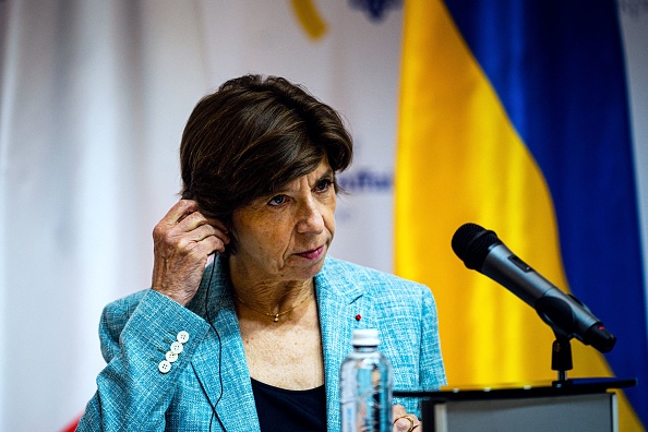 La ministre française des affaires étrangères et européennes Catherine Colonna. (DIMITAR DILKOFF/AFP via Getty Images)