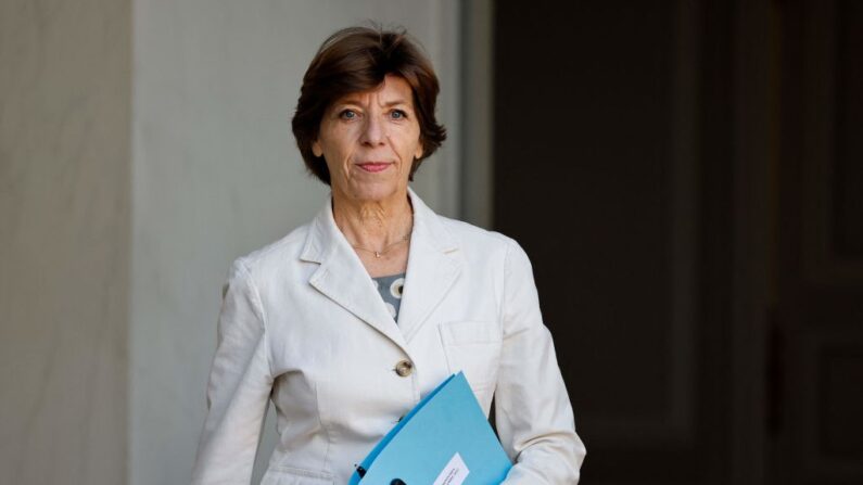 La ministre française des Affaires étrangères et européennes Catherine Colonna. (Photo LUDOVIC MARIN/AFP via Getty Images)