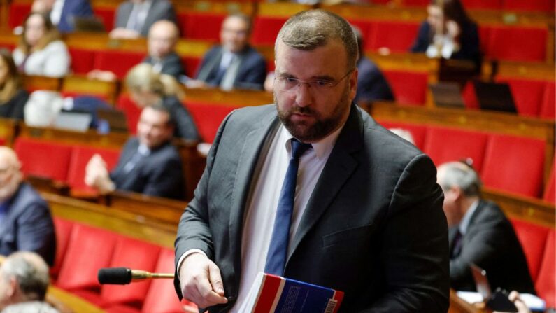 Grégoire de Fournas, le 13 février 2023. (Photo: LUDOVIC MARIN/AFP via Getty Images)