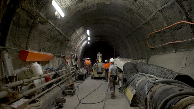 Laboratoire souterrain de Bure dans l'est de la France photo d'illustration de 2017. (Photo JEAN-CHRISTOPHE VERHAEGEN/AFP via Getty Images)