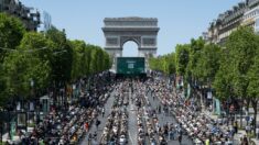 La grande dictée: les Champs-Élysées transformés en salle de classe