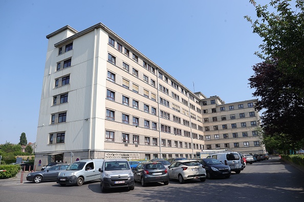 Le 'Grand Hopital de Charleroi, site Saint-Jospeh', jeudi 08 juin 2023, à Gilly, Charleroi.  (VIRGINIE LEFOUR/BELGA MAG/AFP via Getty Images)