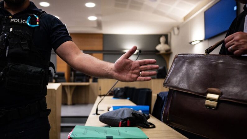 Gabriel Fortin est jugé le 13 juin accusé d'avoir abattu deux directeurs des ressources humaines et un employé de l'agence pour l'emploi, ce qui lui a valu le surnom de « tueur des ressources humaines ». (Photo JEFF PACHOUD/AFP via Getty Images)