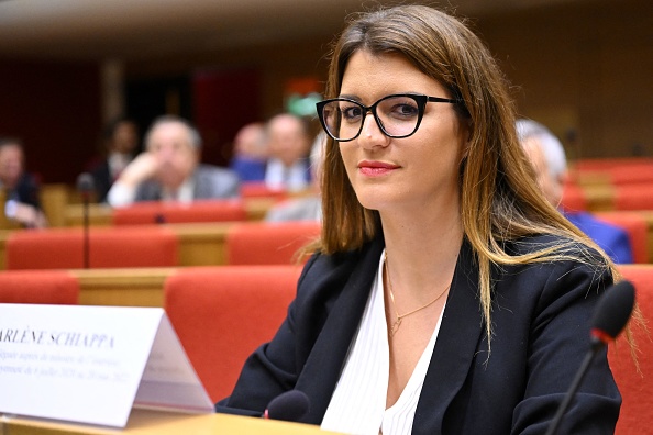 La Secrétaire d'État à l'Économie sociale et aux associations Marlène Schiappa. (BERTRAND GUAY/AFP via Getty Images)