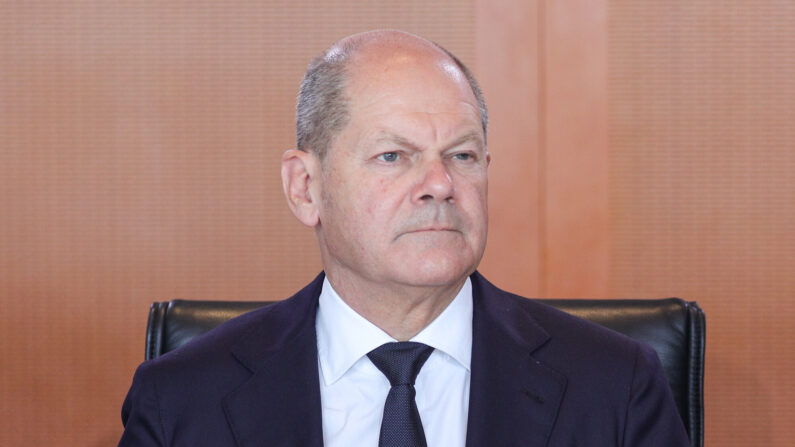 Le chancelier allemand Olaf Scholz, le 21 janvier 2023. (Photo Omer Messinger/Getty Images)