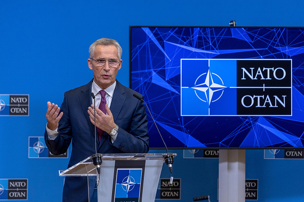 Le patron de l'Otan Jens Stoltenberg. (Omar Havana/Getty Images)