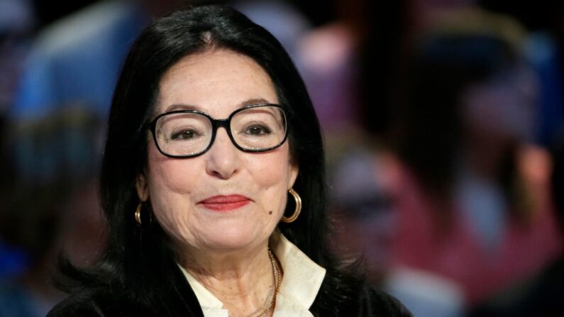 Nana Mouskouri, le 13 mars 2014. (Photo: KENZO TRIBOUILLARD/AFP via Getty Images)