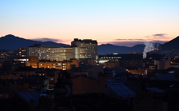 L'hôpital de la Timone à Marseille.  (ANNE-CHRISTINE POUJOULAT/AFP via Getty Images)