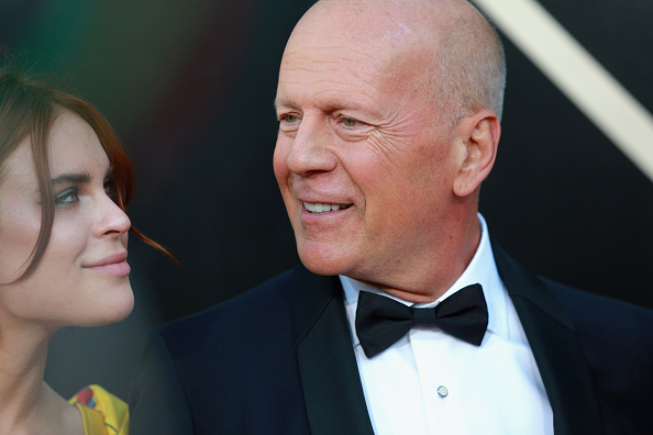 Tallulah Willis et son père Bruce Willis, le 14 juillet 2018 à Los Angeles, en Californie.  (Rich Fury/Getty Images)