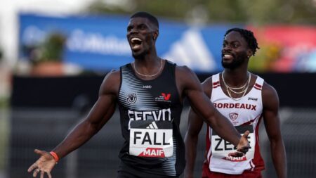 Athlétisme: «la plus belle récompense» pour Fall, après un an sous la menace d’une suspension