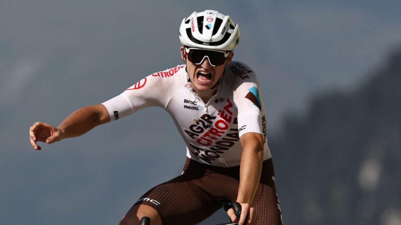 L'Autrichien Felix Gall, vainqueur du jour. (Photo ANNE-CHRISTINE POUJOULAT/AFP via Getty Images)