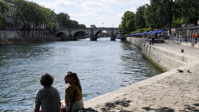 Paris-Plage, le 9 juillet 2022. (Crédit photo ALAIN JOCARD/AFP via Getty Images)