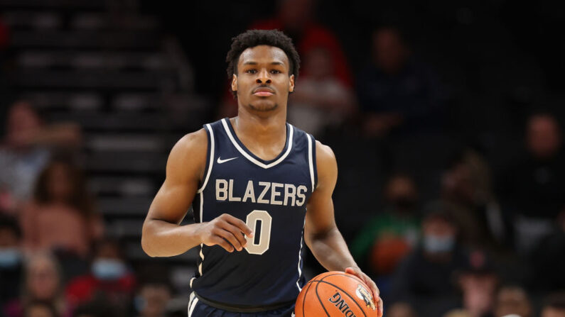 Bronny James, le 11 décembre 2021. (Photo: Christian Petersen/Getty Images)