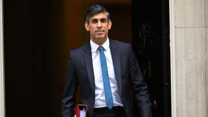 Le Premier ministre britannique Rishi Sunak. (Photo JUSTIN TALLIS/AFP via Getty Images)