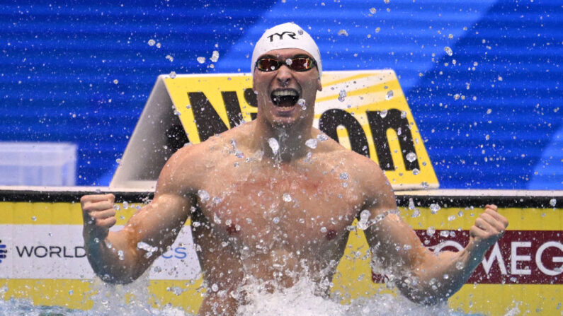 Maxime Grousset, le 29 juillet 2023. (Photo: PHILIP FONG/AFP via Getty Images)