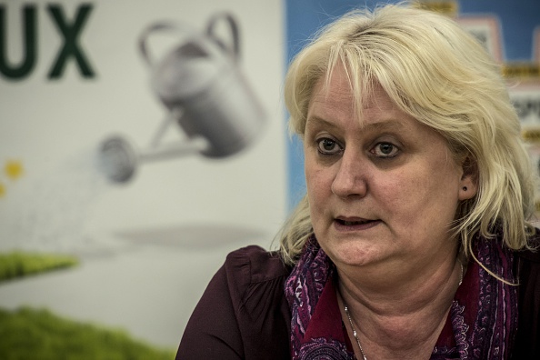 Michèle Picard, la mairie PCF de Vénissieux.   (JEAN-PHILIPPE KSIAZEK/AFP via Getty Images)