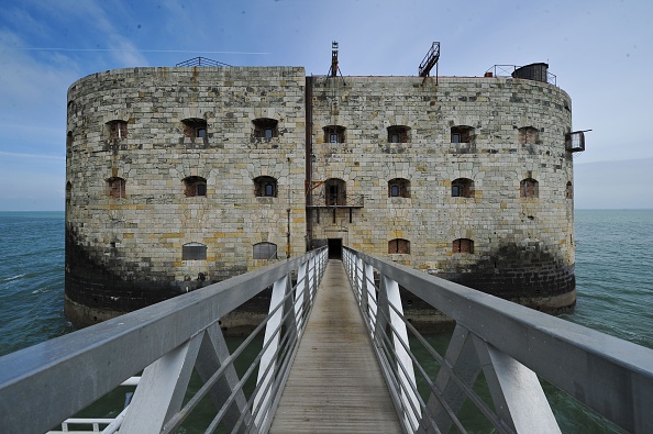 Fort Boyard, au large de la côte ouest de la France, près de La Rochelle.  (XAVIER LEOTY/AFP via Getty Images)