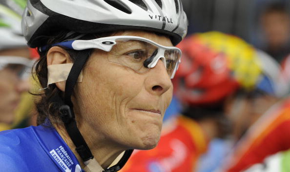 La Française Jeannie Longo.  (DAMIEN MEYER/AFP via Getty Images)