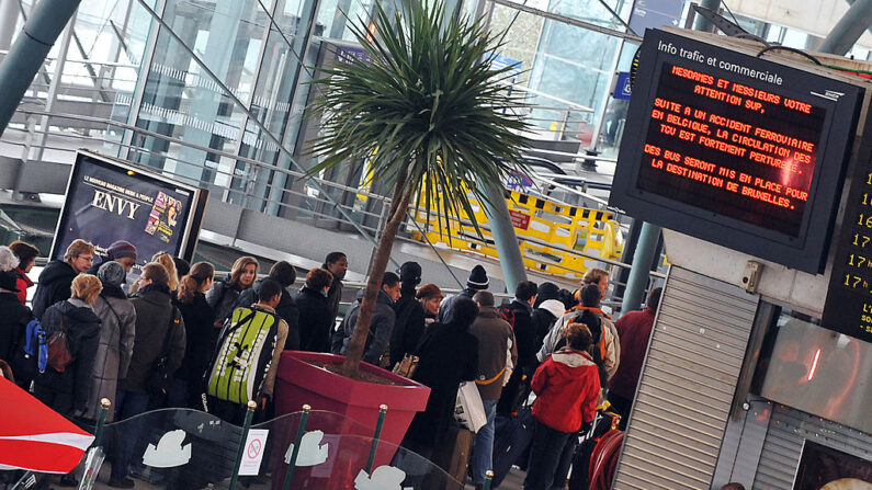 La gare de Lille-Europe. Illustration. (Photo PHILIPPE HUGUEN/AFP via Getty Images)