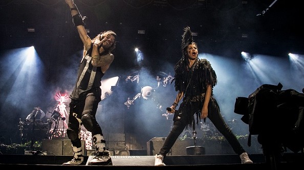 Concert de Shaka Ponk en France, fin juin 2023 (Photo par -/AFP via Getty Images)