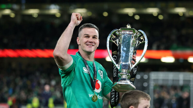 L'Irlandais Johnny Sexton pourra jouer la Coupe du Monde malgré une suspension de trois matches. (Photo David Rogers/Getty Images)