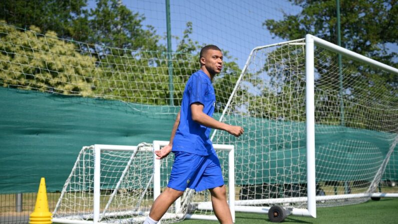 Kylian Mbappé. (Photo by FRANCK FIFE/AFP via Getty Images)