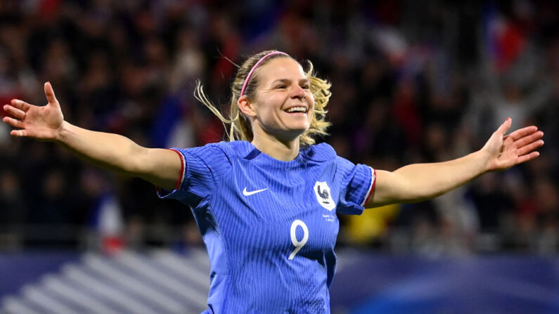 Eugénie Le Sommer. (Photo : FRANCK FIFE/AFP via Getty Images)