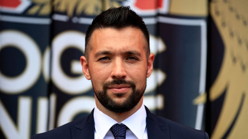 Francesco Farioli, entraîneur italien de 34 ans de l'OGC NICE. (Photo : VALERY HACHE/AFP via Getty Images).