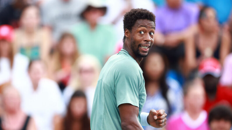 Gaël Monfils, s'est qualifié pour les quarts de finale du Masters 1000 de Toronto. (Photo : Vaughn Ridley/Getty Images)