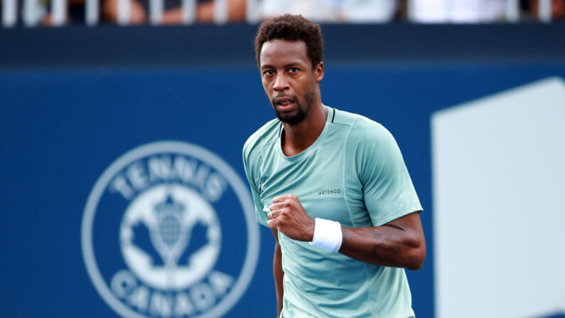 Gaël Monfils, a battu Stefanos Tsitsipas, au deuxième tour du Masters 1000 de Toronto (dur).  (Photo : Vaughn Ridley/Getty Images)