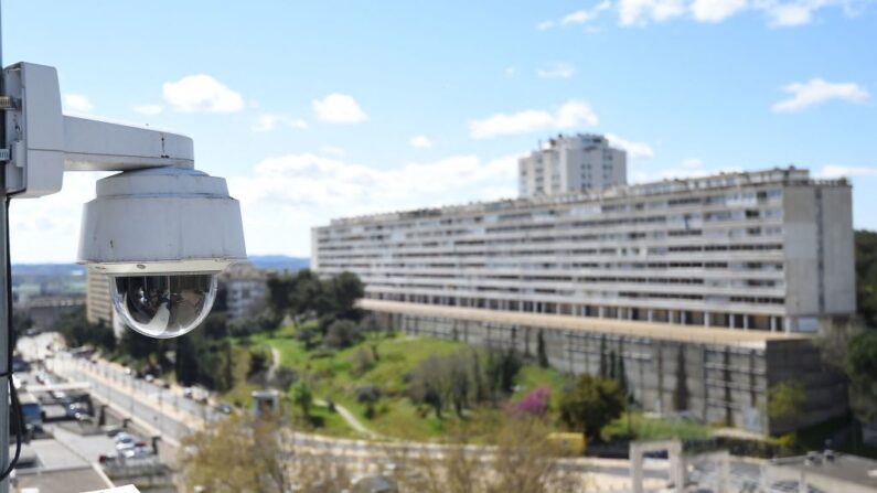 Vue du quartier Pissevin, à Nîmes, le 27 mars 2021. (Photo SYLVAIN THOMAS/AFP via Getty Images)