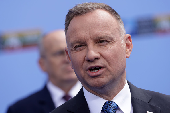 Le président polonais Andrzej Duda. (Photo Sean Gallup/Getty Images)