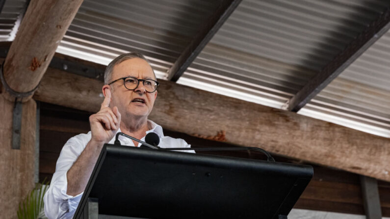 Le Premier ministre australien Anthony Albanese. (Photo Tamati Smith/Getty Images)